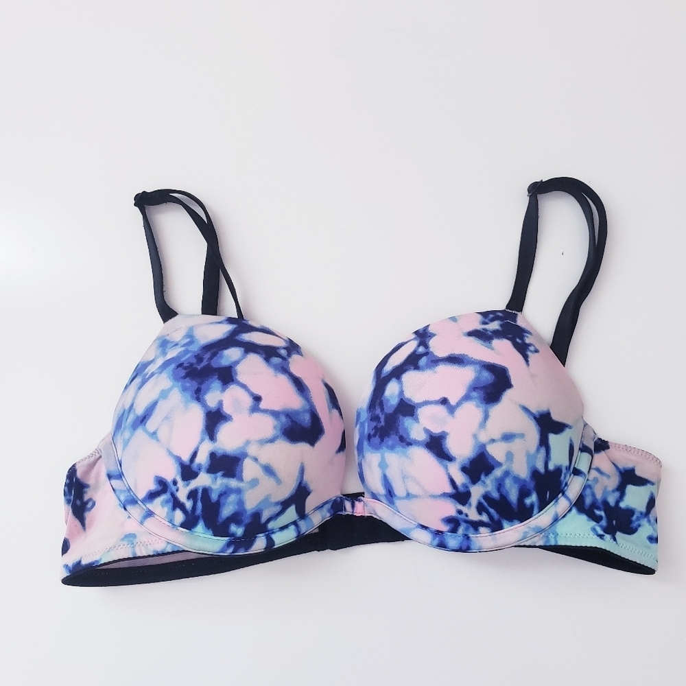 PINK Victoria's Secret Tie Dye Pushup Bra
